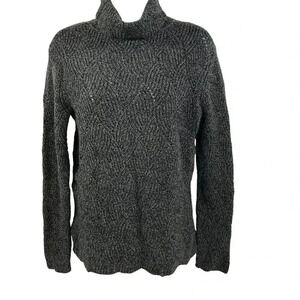 Sundance S Womens Cowl Neck Ribbed Dimensions Sweater Knit Cotton Silk Blend